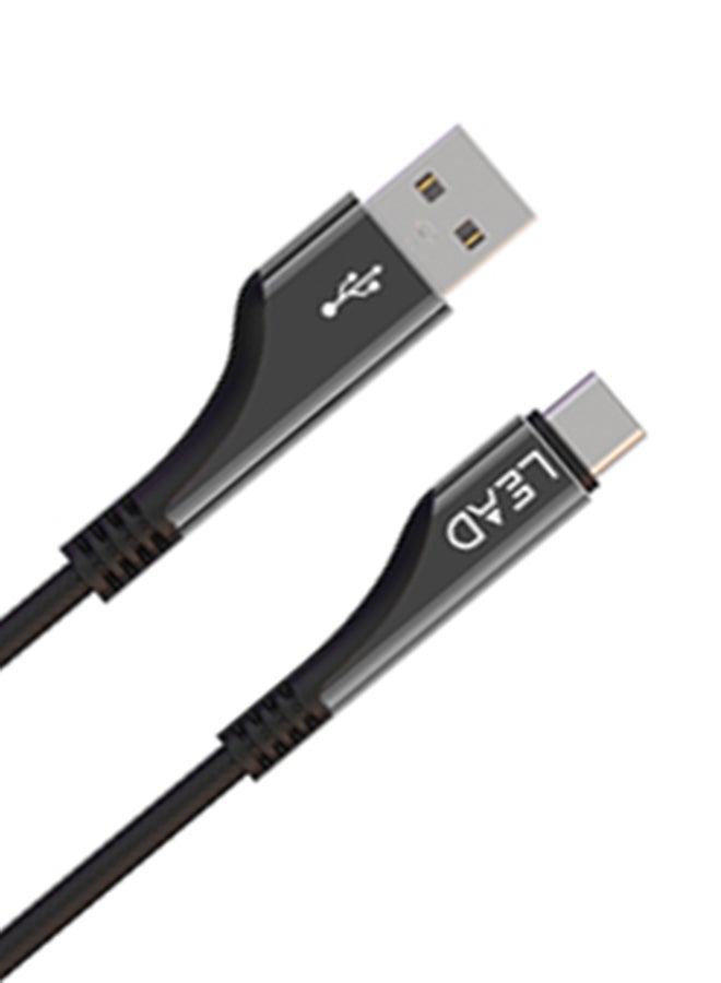 LEAD - Leopard S1 USB Cable 2.0 To Type-C Black - Image 1