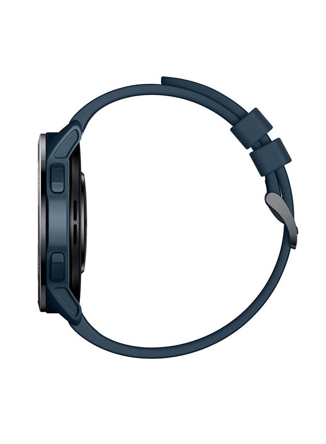 12.0 mAh Smart Watch S1 Active 1.43 Inch Touch Screen AMOLED Display 5ATM Water Resistant 12 Days Battery Life GPS 117 Fitness Modes 200+ Watch Faces Bluetooth Phone Call NFC Support With Redmi Buds 3 Lite Ocean Blue