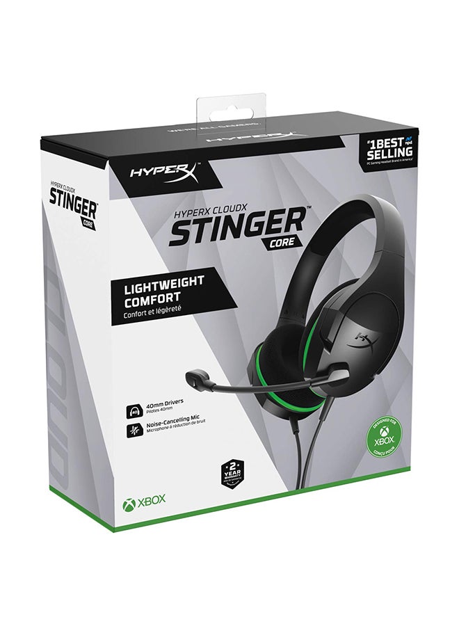 HYPERX - CloudX Stinger Core HX-HSCSCX-BK Black/Green - Image 1