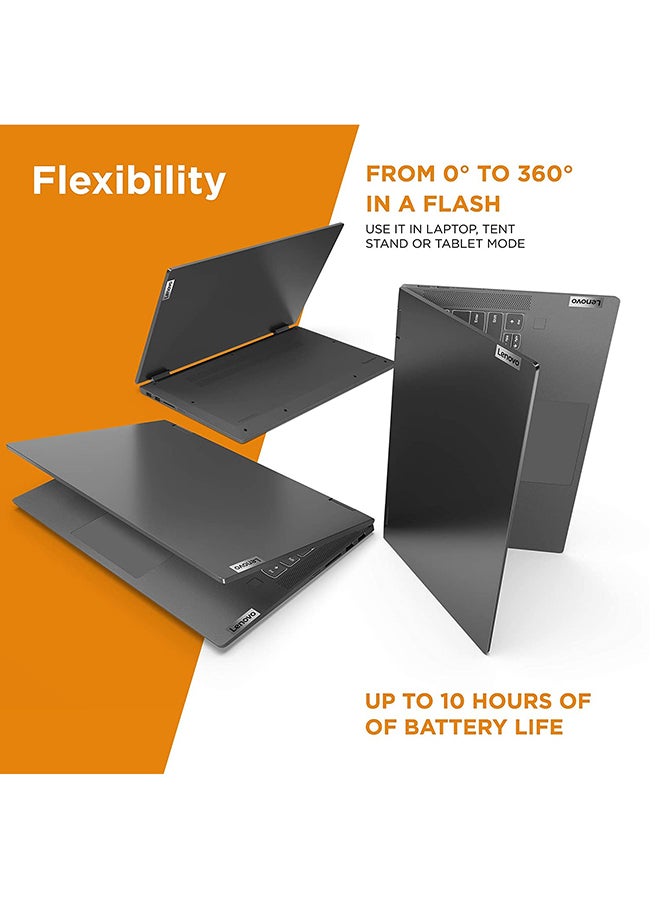 Lenovo - Ideapad Flex 5 Convertible 2-In-1 Touchscreen Laptop With 14-Inch Full HD Display, Core i5-1135G7 Processor/8GB RAM/512GB SSD/AMD Radeon Pro Graphics/Windows 10 /International Version english Graphite Grey - Image 1