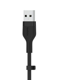 Belkin Boostcharge Flex Silicone Usb Type C To A Cable (3M/10Ft), Usb Usb-If Certified Usb-C Charging Cable For Ipad Pro, Galaxy S21, Ultra, Plus, Note 20, Pixel, And More - Black Black - v1647429459/N52881967A_2