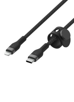 belkin BoostCharge Flex Silicone USB Type A To Lightning Cable (1M/3.3Ft), MFI Certified iPhone Charger Cable, Apple Cable For iPhone 15, 14, 13, 12, Plus, Pro, Max, Mini, Se, iPad And More black  - Image 3