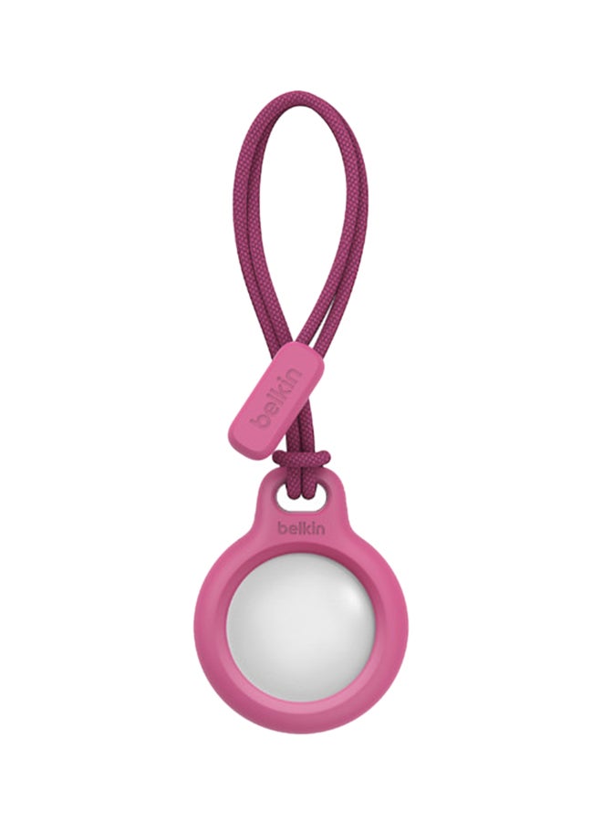 belkin - Airtag Case With Strap, Secure Holder Protective Cover For Air Tag With Scratch Resistance Accessory Pink - Image 1