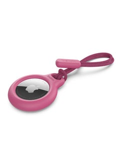 belkin Airtag Case With Strap, Secure Holder Protective Cover For Air Tag With Scratch Resistance Accessory Pink  - Image 2