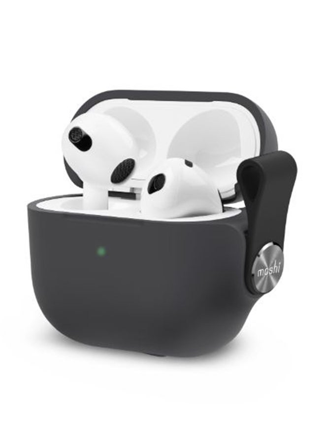 Moshi Pebbo AirPods Gen 3 Case with Detachable Wrist Strap - Black - Image 2