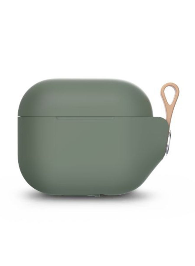 Moshi Pebbo Apple AirPods Gen 3 Case With Detachable Wrist Strap - Green - Image 3