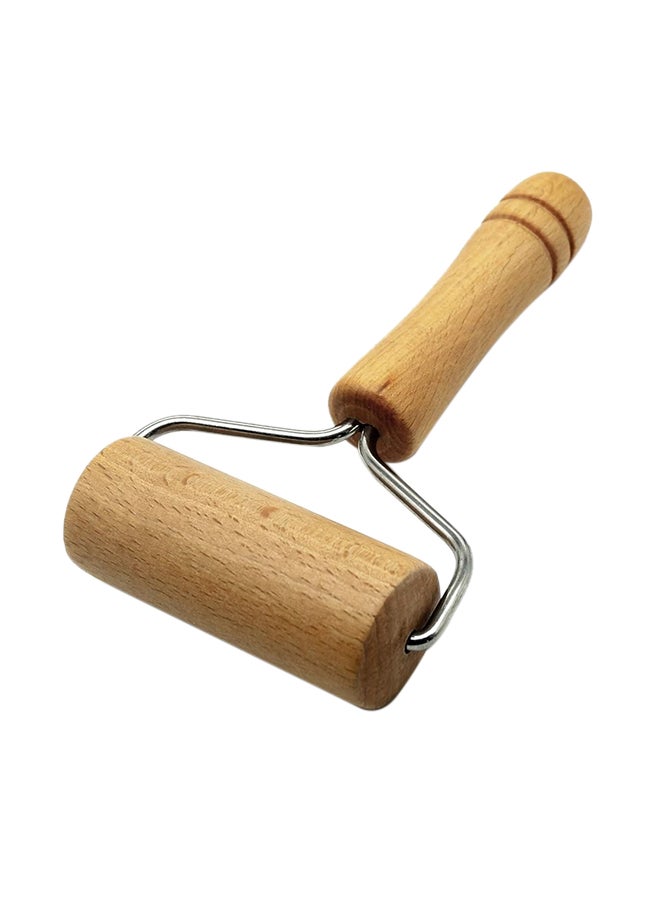 شوبك خشبي بني/فضي 23x15x4سم - Image 1