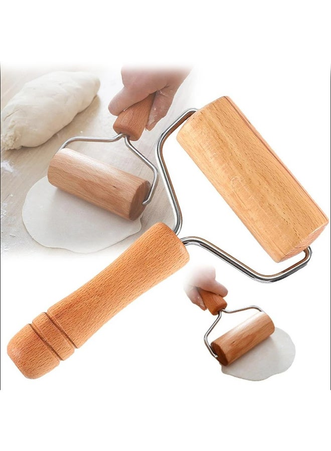 شوبك خشبي بني/فضي 23x15x4سم - Image 2