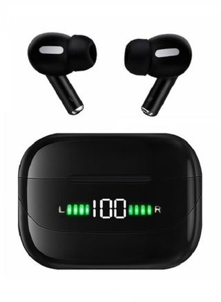 Pro 300 Wireless Earphones TWS Hi-Fi Earbuds with Digital Display and Charging Case Smart Touch Headset for iOS and Android Black - v1647436143/N46614721A_1