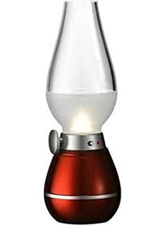 USB Kerosene Blow LED Candle Lamp Red