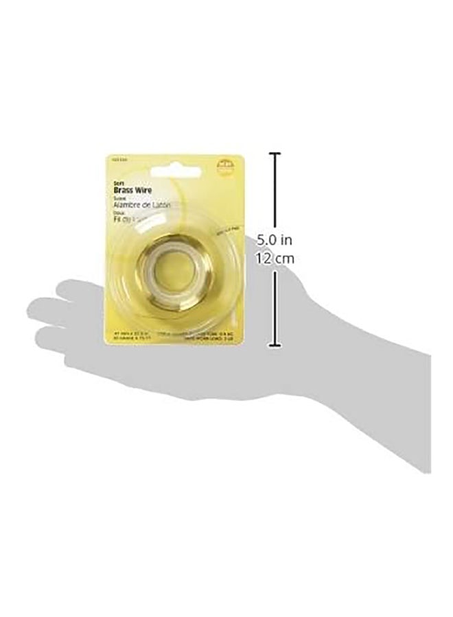 Hillman Brass Wire Gold 75feet  - Image 2
