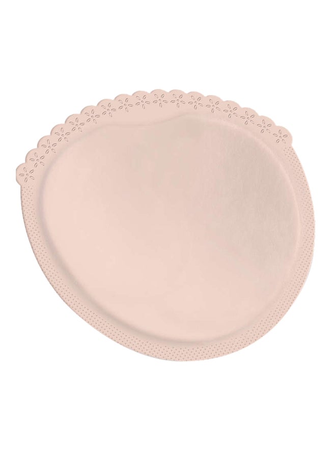 لوفي وسادة ثدي مريحة وناعمة للاستعمال لمرة واحدة ليلاً أو نهاراً - بلون بيج من 20 قطعة - Image 4