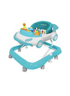 Mamalove Baby Foldable Car Shaped Musical Walker With Height Adjustment And Comfortabe Back Support  - Image 1