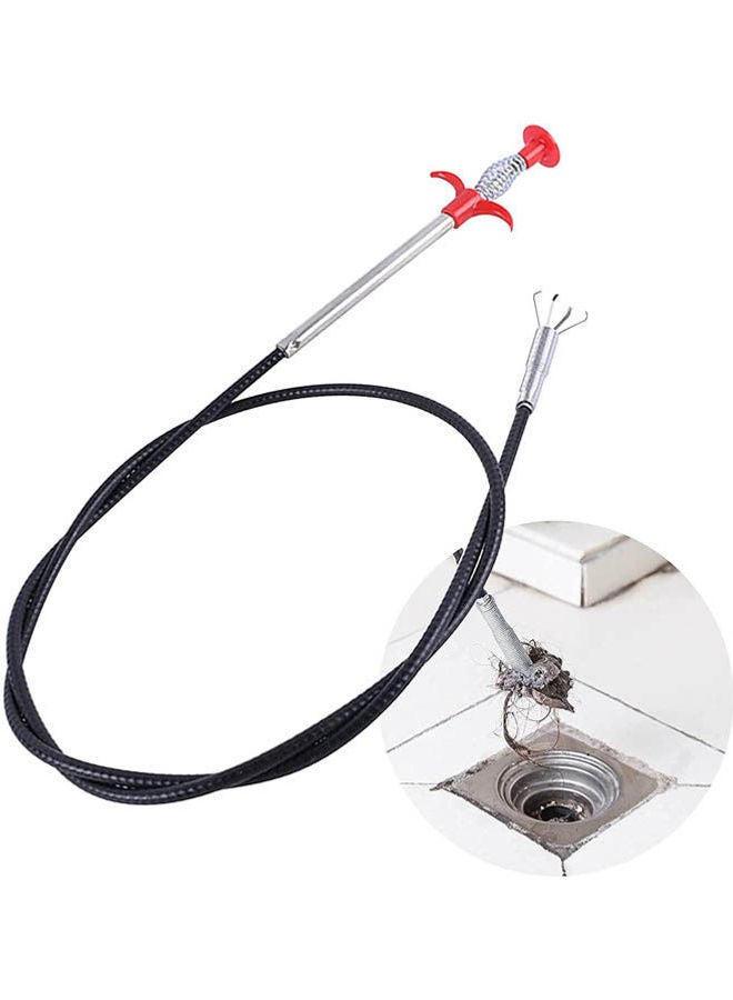 Pipe and Drain Wire Kitchen Bathroom Sinks Drills Black 160cm  - Image 2