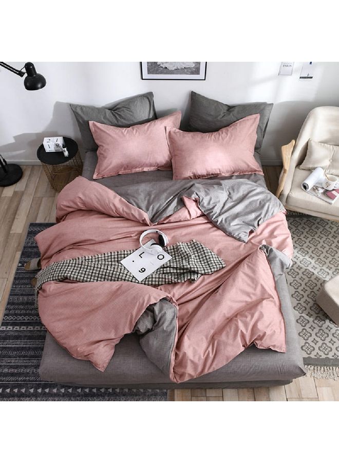 Sharpdo Comforter Set Polyester Pink 220x240cm - Image 3