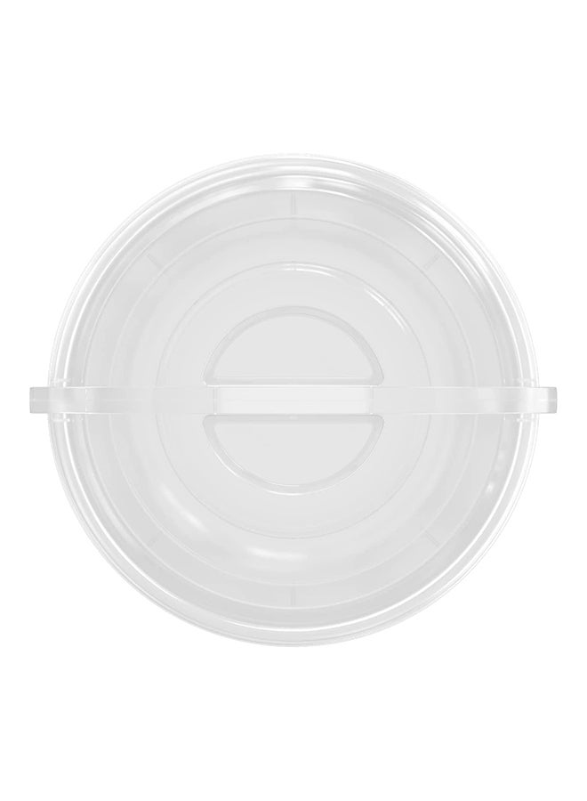 Cosmoplast 5L Round Plastic Bucket With Lid (Transparent) Transparent  - Image 4
