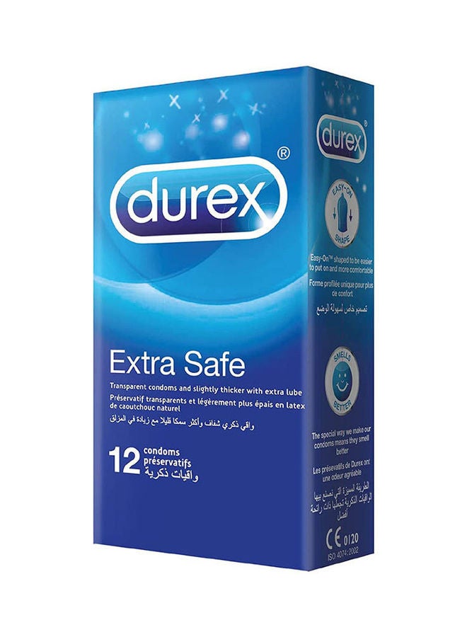 Durex Extra Safe 12 Condoms  - Image 1