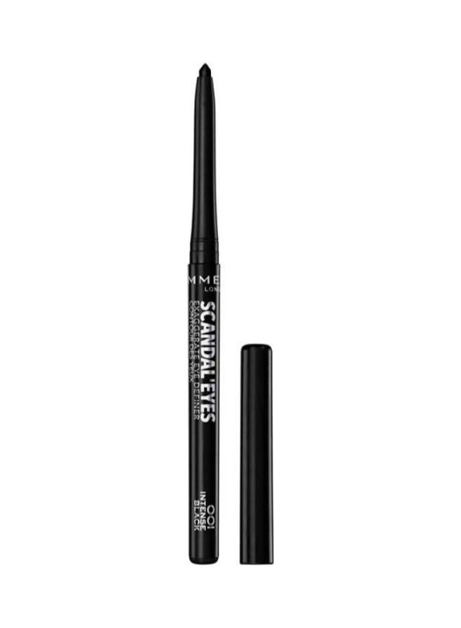 RIMMEL LONDON Day 2 Night With Scandaleyes Eye Definer Black  - Image 1