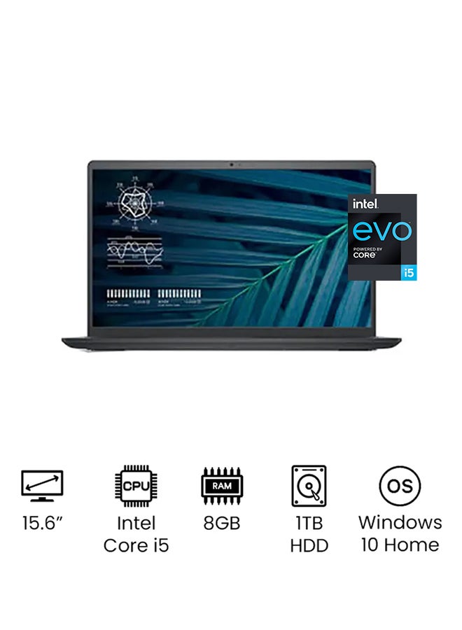 DELL - Vostro 3510 (Upgraded Version) Laptop With 16-Inch Full HD Display 11th Gen Intel Core i5-1135G7/1TB HDD/8GB RAM/Intel Intergrate Graphices/Windows 10 Home/International Version English Black - Image 1