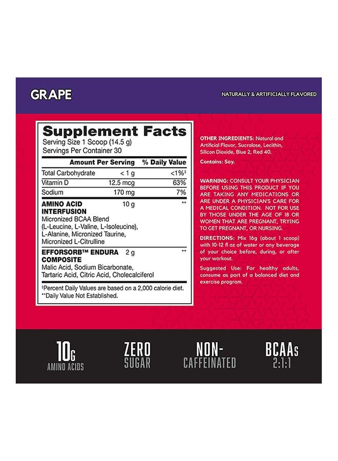 Bsn Amino X Grape 435G - Image 2