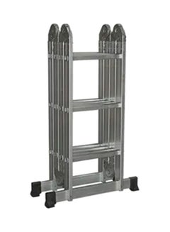 Generic 12 Steps Multi-Purpose Folding Ladder Silver 90x28x35cm  - Image 5