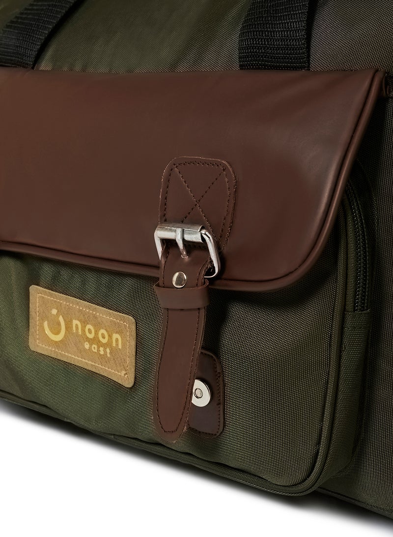 Noon East 3-Piece Lightweight Waterproof Polyester Multipurpose Luggage Duffle Bag/Gym Bag Set 20/22/24 Inch Green  - Image 5