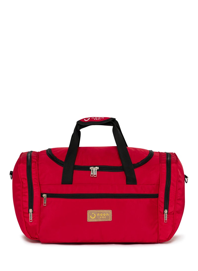 Noon East - 3-Piece Lightweight Waterproof Polyester Multipurpose Luggage Duffle Bag/Gym Bag Set 20/22/24 Inch Red - Image 1