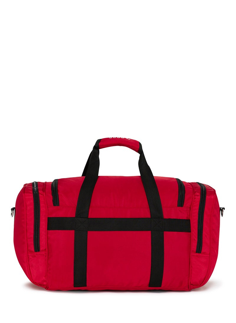 Noon East - 3-Piece Lightweight Waterproof Polyester Multipurpose Luggage Duffle Bag/Gym Bag Set 20/22/24 Inch Red - Image 1