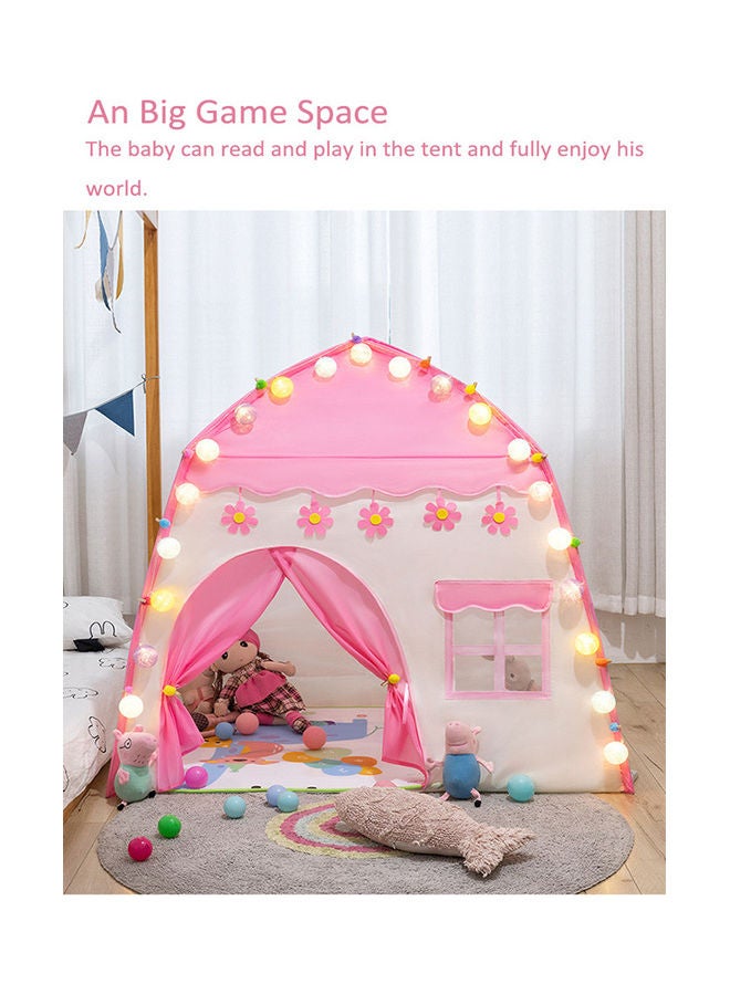 YelaJoy - Princess Castle Play Tent for Indoor Outdoor Birthday Gift 130 x 100 x 130cm - Image 1