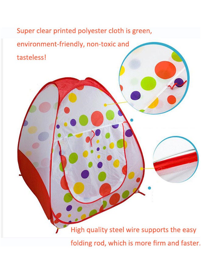 YelaJoy 3-In-1 Folding Kids Play Tent With Tunnel Portable Outdoor Toy  - Image 2