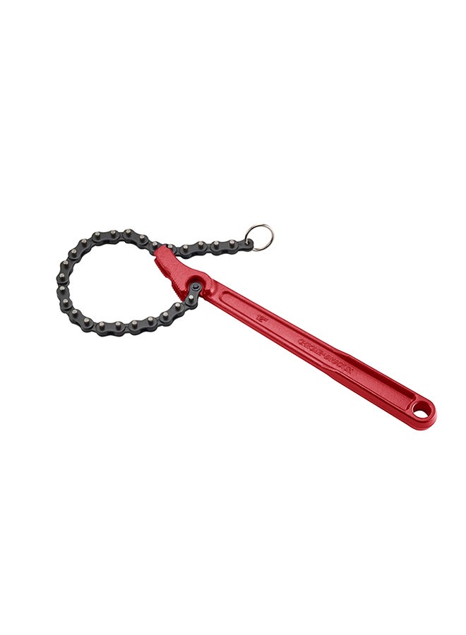 Heavy Duty Chain Wrench Black 4inch