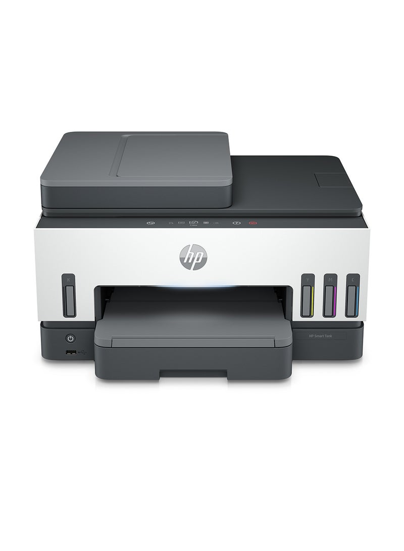 HP Smart Tank 790 All-In-One Duplex Wifi High Capacity Inktank Multi-Function WiFi Color Ink Tank Printer with Voice Activated Printing Google Assistant & Alexa (Borderless Printing) For Print/Copy/Scan with ADF & FAX (Up To 12000 Black, 8000 Colour Pages Of Ink In Box) White/Grey - v1647506975/N51897287A_8