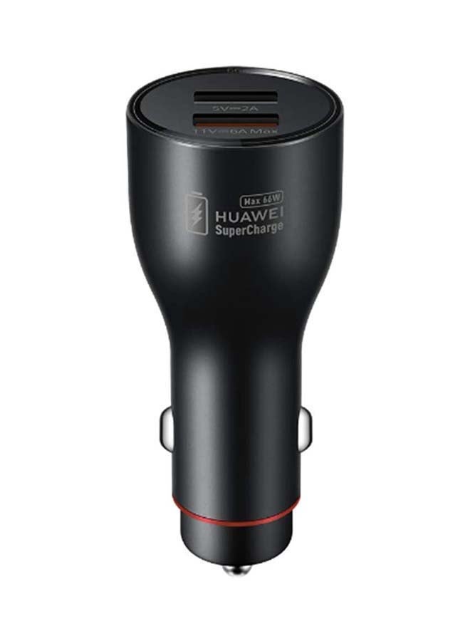 SuperCharge Car Charger (Max 66 W) Dark Grey