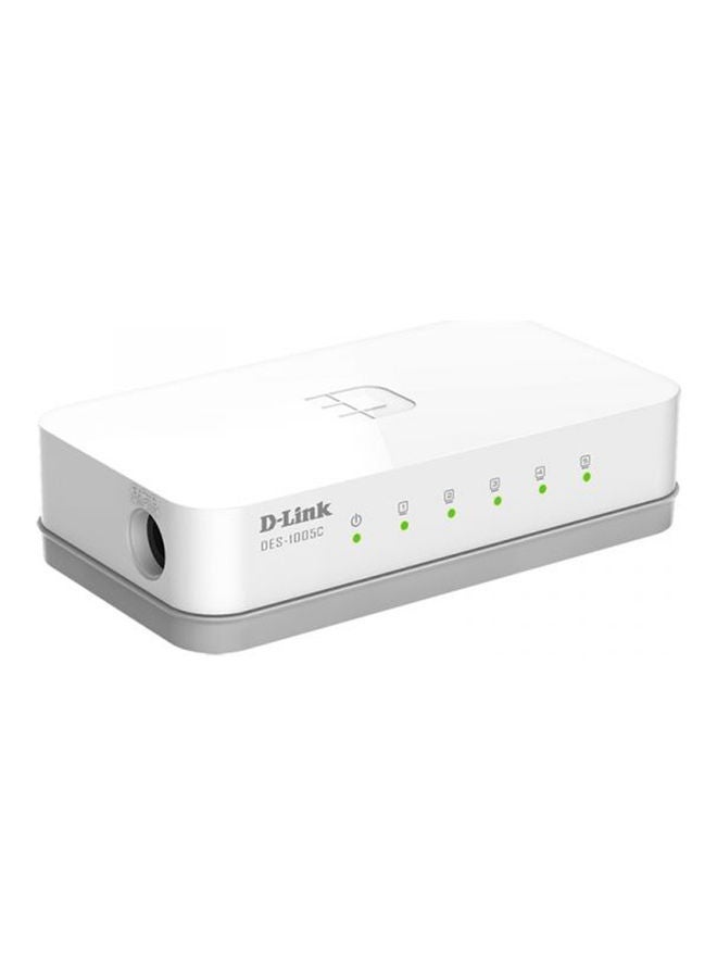 D-Link 5- Port 10/100/mbps Easy Smart Switch White  - Image 2