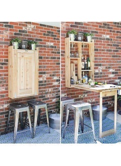 Art Wood Decorative Coffe Corner Beige 80x17X45cm 