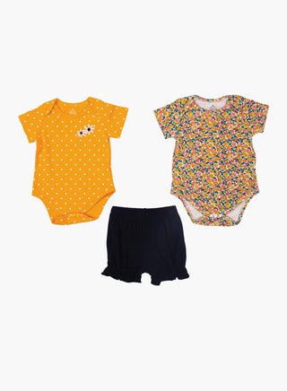 Yellow/Brown/Navy