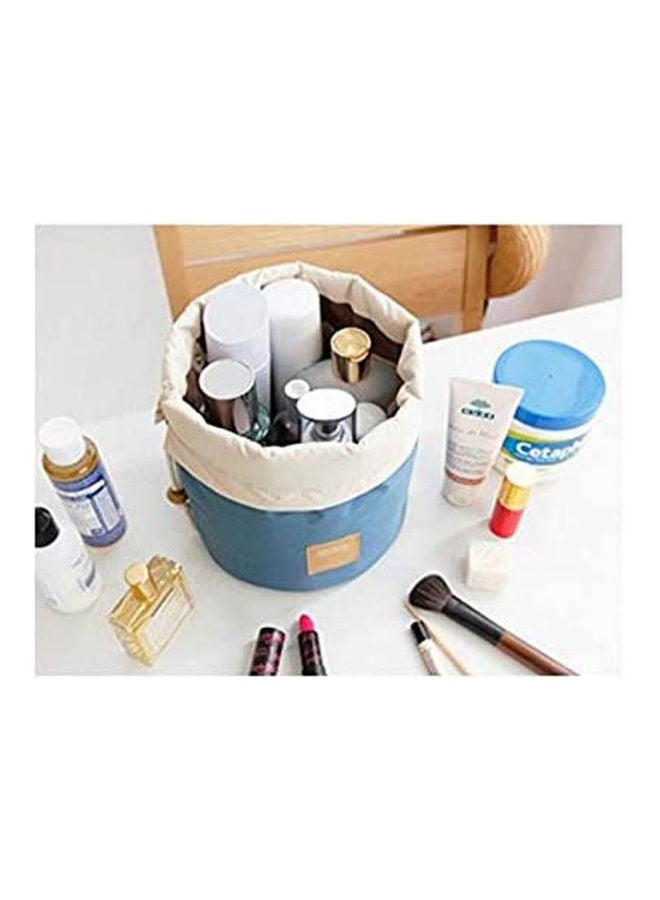Portable Travel Toiletry Cosmetic Bag - Waterproof Kit Organizer Storage Makeup Blue - Image 1