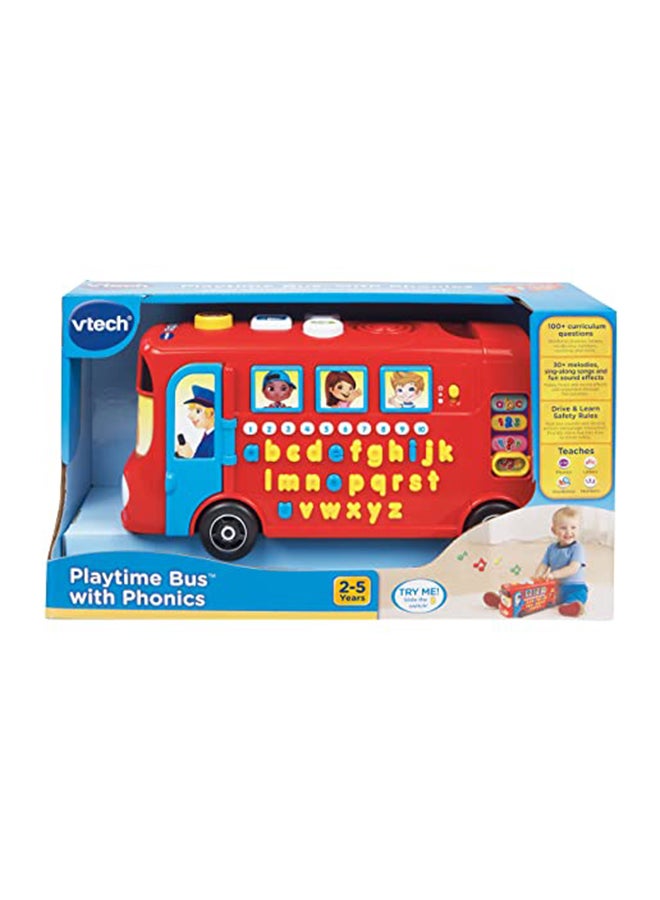 vtech - Playtime Bus With Phonics Red - Image 1