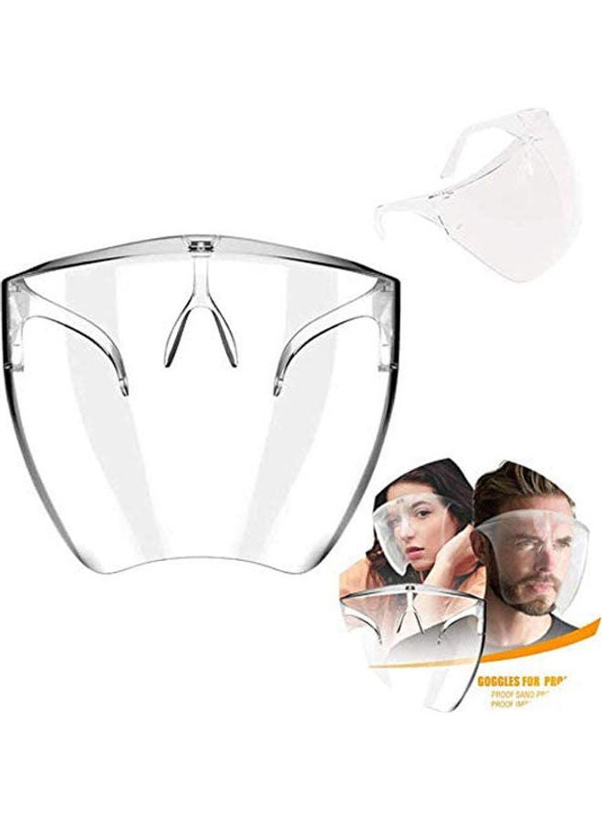 Generic Face Cover Wind Proof Sand Proof Splash Face Impact Shield Pink Innovative Stylish Face Shield Glasses - Image 2