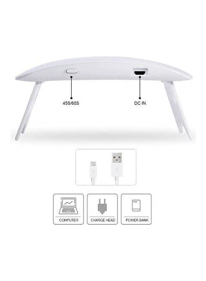 Sun Mini Uv Gel Led Lamp Nail Dryer Portable Usb Cable Primer White - Image 2