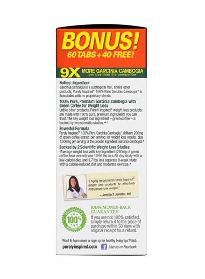 purely inspired - Garcinia Cambogia Plus Lose Weight With Green Coffee - 120 Capsules - Image 1