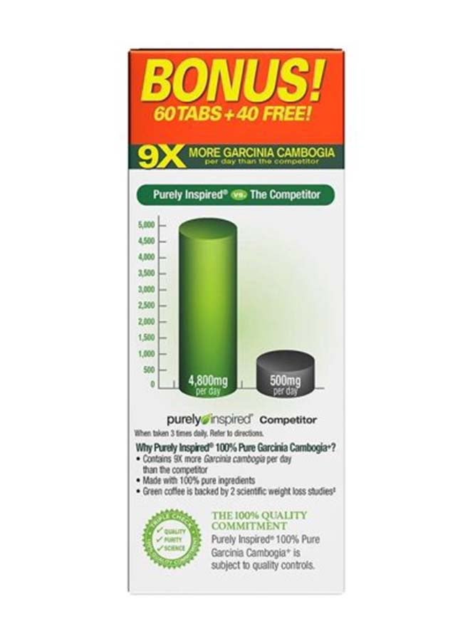 purely inspired - Garcinia Cambogia Plus Lose Weight With Green Coffee - 120 Capsules - Image 1