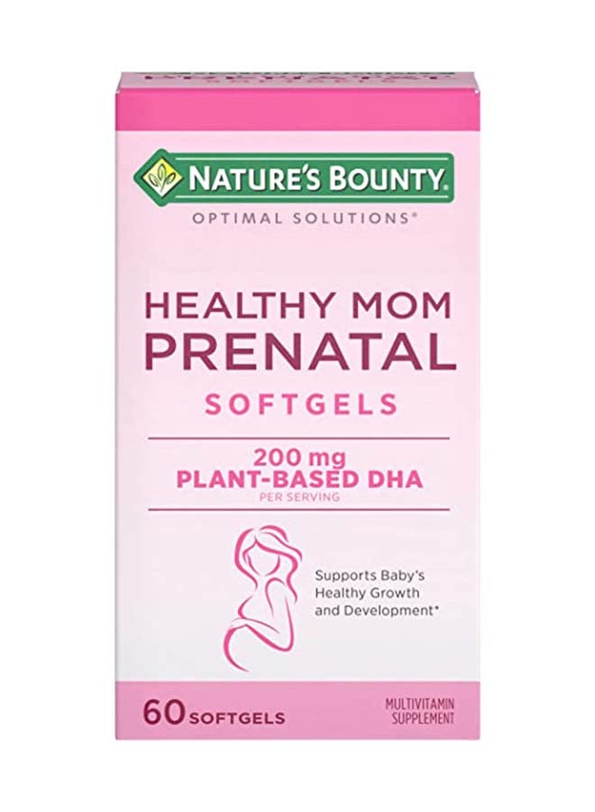 NATURE'S BOUNTY - Healthy Mom Prenatal Optimal Solution - 60 Softgels - Image 1