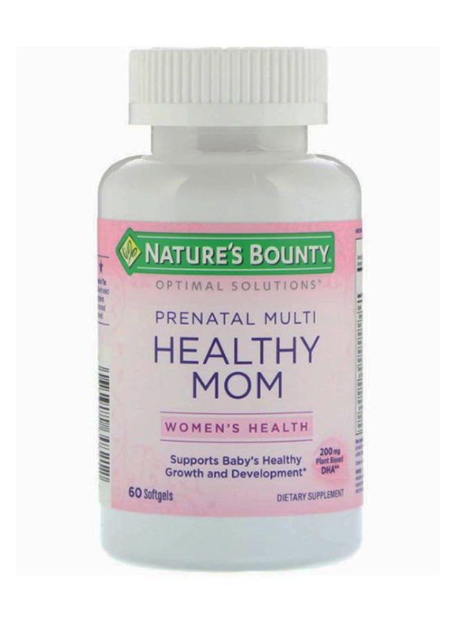 NATURE'S BOUNTY - Healthy Mom Prenatal Optimal Solution - 60 Softgels - Image 1