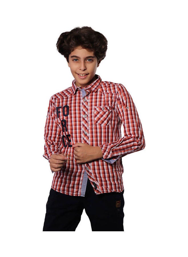 KTK by Katakit - Stripes Collared Neck Long Sleeve Shirt Multicolour - Image 1