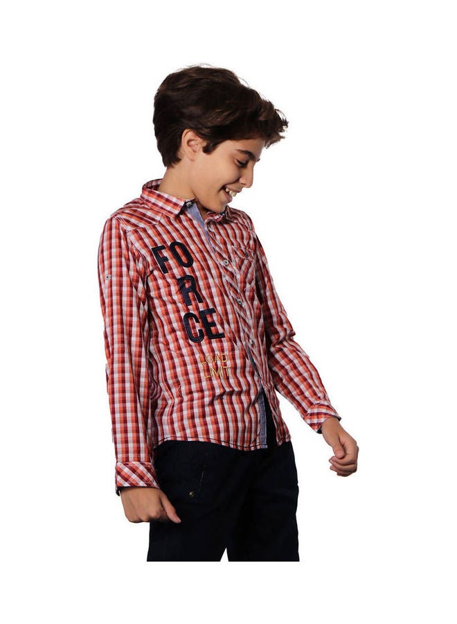 KTK by Katakit - Stripes Collared Neck Long Sleeve Shirt Multicolour - Image 1