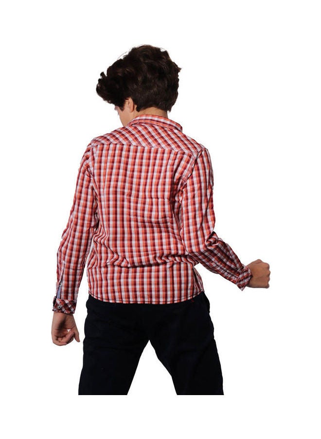 KTK by Katakit - Stripes Collared Neck Long Sleeve Shirt Multicolour - Image 1