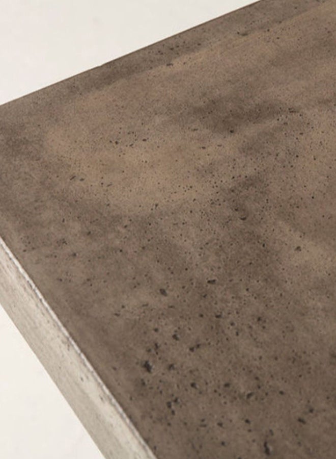 ebb & flow - Dining Table Luxurious - 8 Seater - Dining Table - Brown Keene Collection Concrete Top Dining Table - Brown 213x76x107cm - Image 1