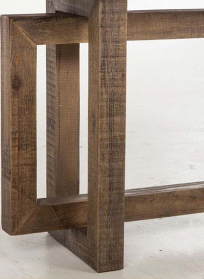 ebb & flow - Dining Table Luxurious Console Table Console Table - Brown 183x71x43cm - Image 1