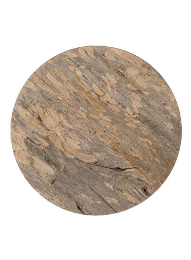 ebb & flow - Side Table Luxurious - Used Next To Sofa As Coffee Corner Side Table White/Brown 43x61x43cm - Image 1